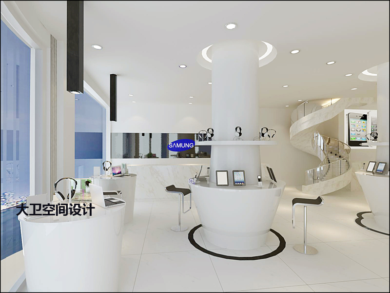 大衛(wèi)設(shè)計 專業(yè)室內(nèi)公裝效果圖服務(wù)，打造蘋果體驗店與手機(jī)店全國性裝修設(shè)計解決方案